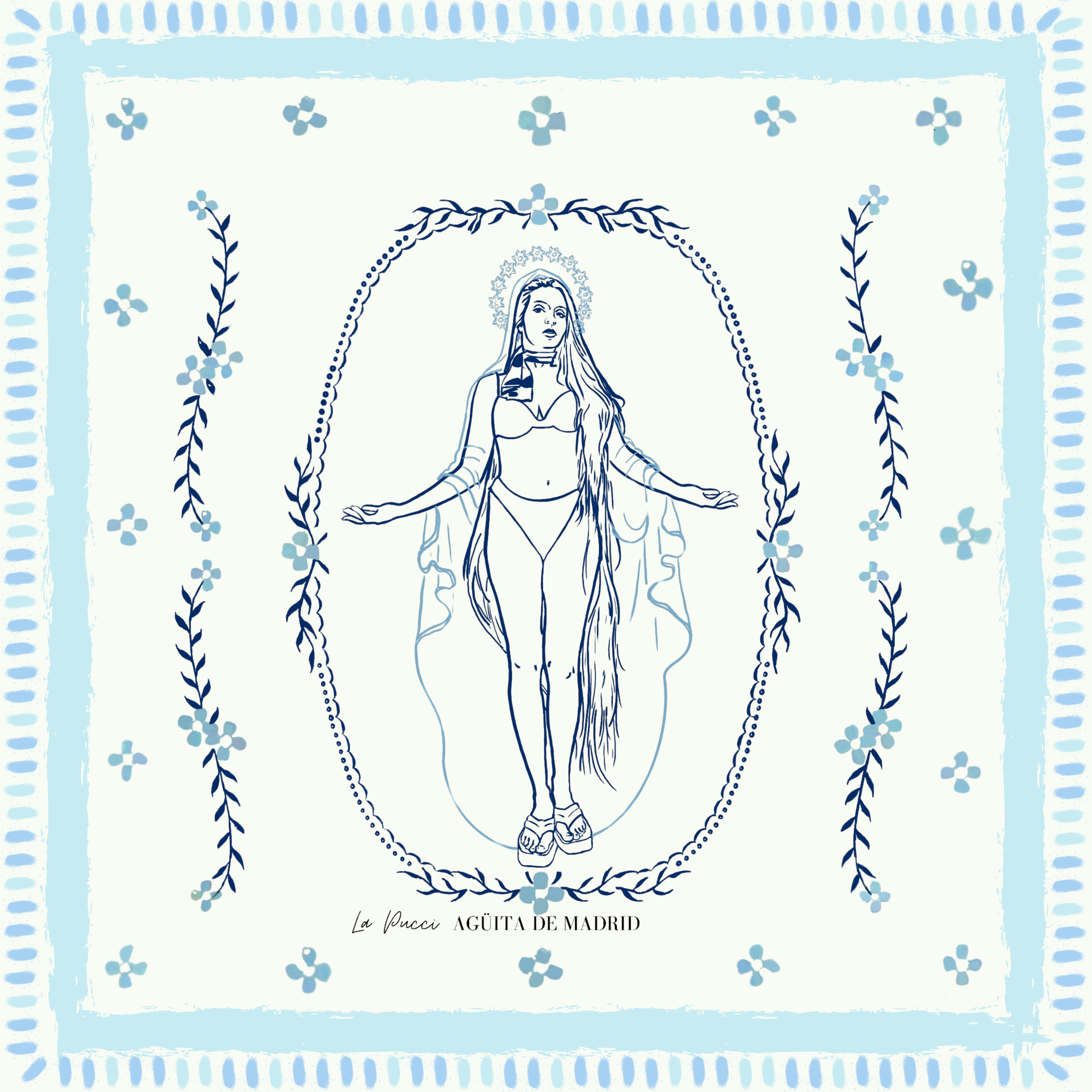 PAÑUELO AGÜITA DE MADRID